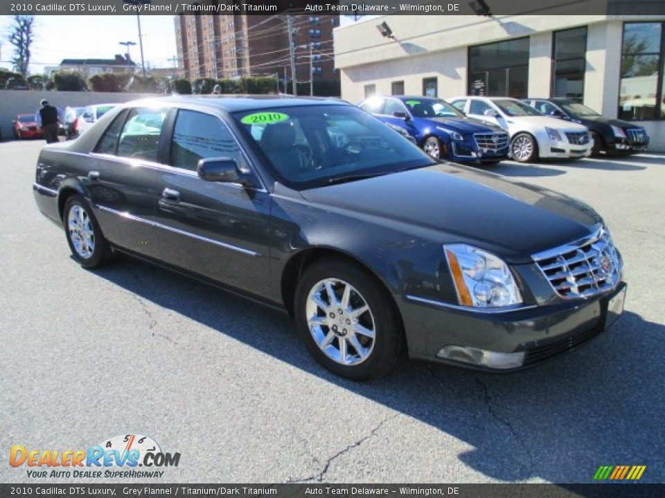 2010 Cadillac DTS Luxury Grey Flannel / Titanium/Dark Titanium Photo #4