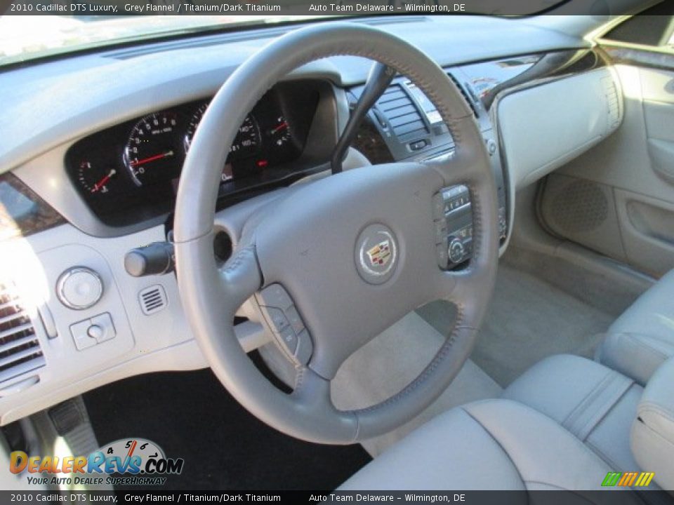 2010 Cadillac DTS Luxury Grey Flannel / Titanium/Dark Titanium Photo #11