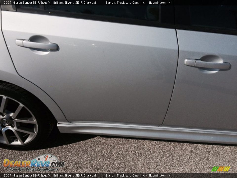 2007 Nissan Sentra SE-R Spec V Brilliant Silver / SE-R Charcoal Photo #24