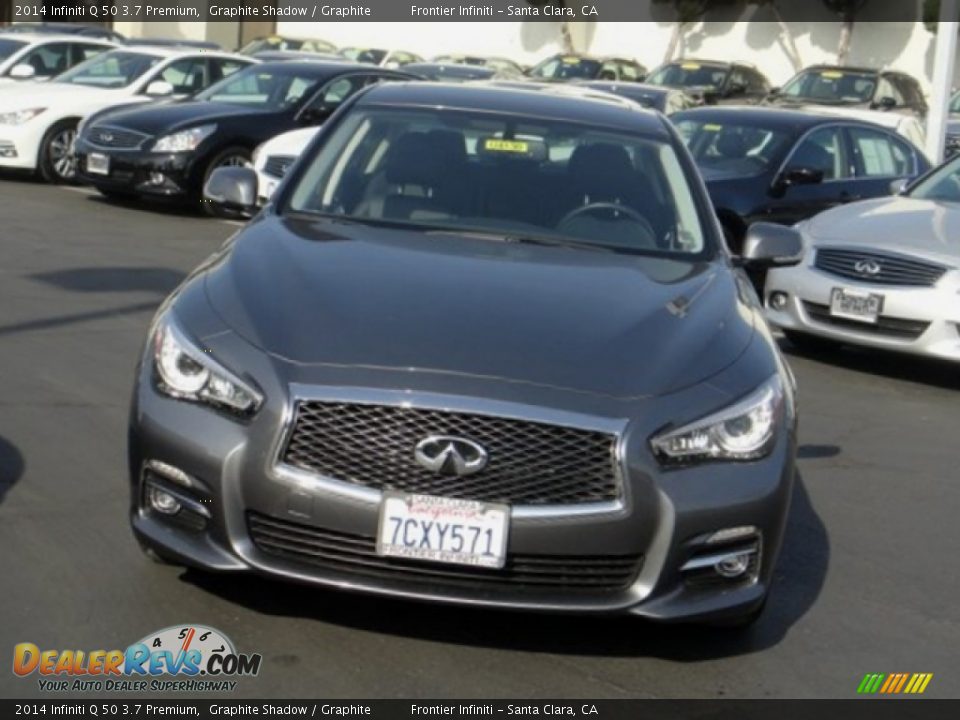 2014 Infiniti Q 50 3.7 Premium Graphite Shadow / Graphite Photo #2
