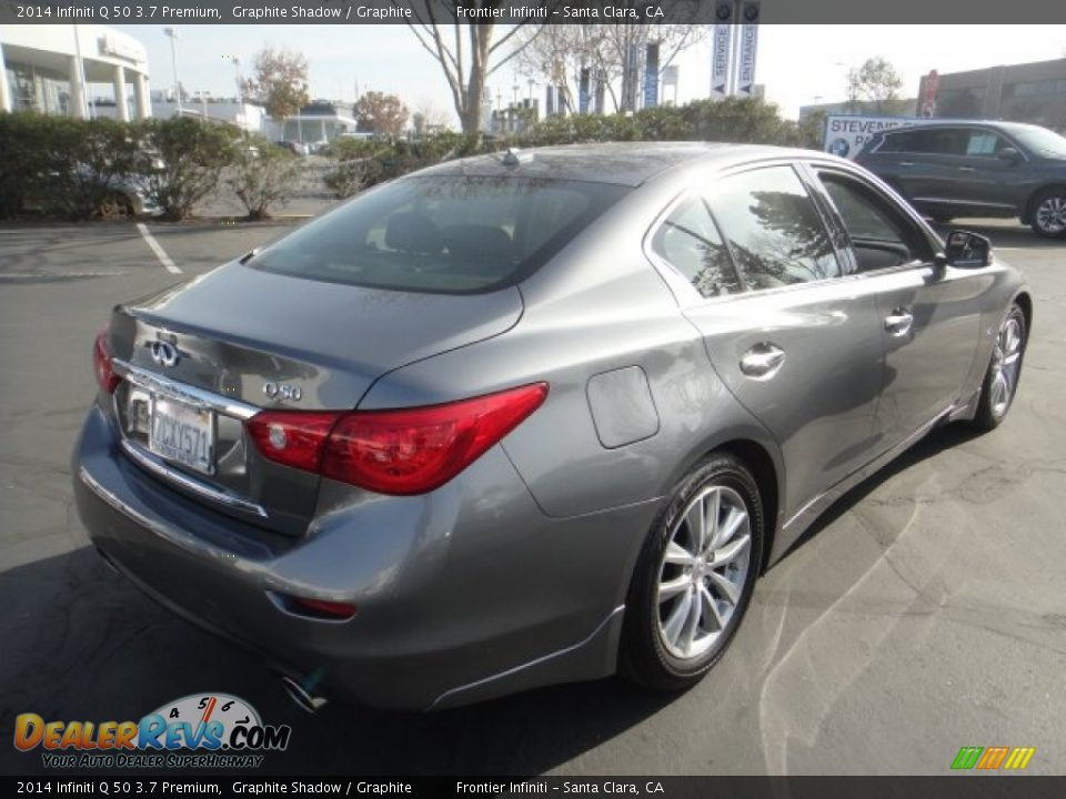 2014 Infiniti Q 50 3.7 Premium Graphite Shadow / Graphite Photo #3