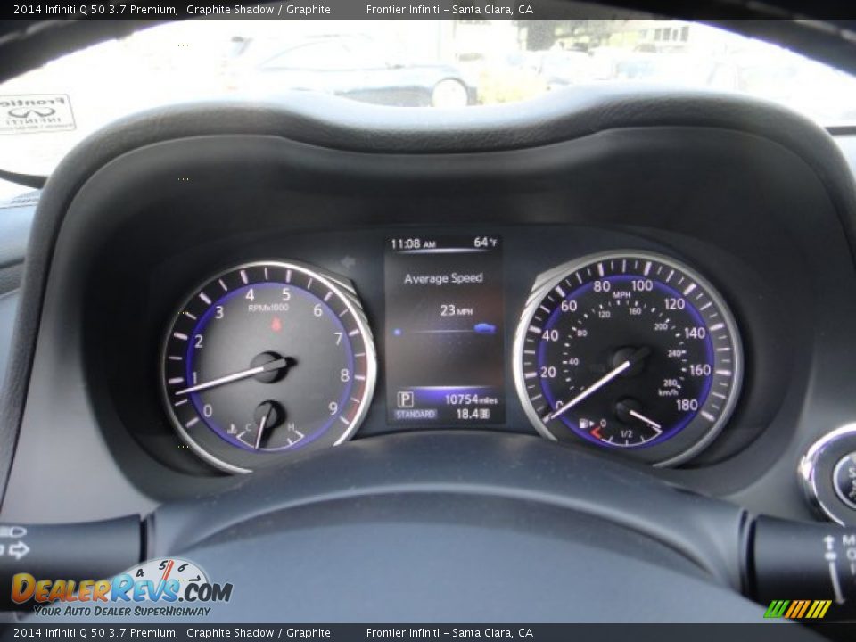2014 Infiniti Q 50 3.7 Premium Graphite Shadow / Graphite Photo #6