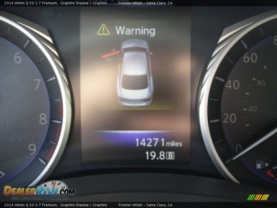 2014 Infiniti Q 50 3.7 Premium Graphite Shadow / Graphite Photo #7