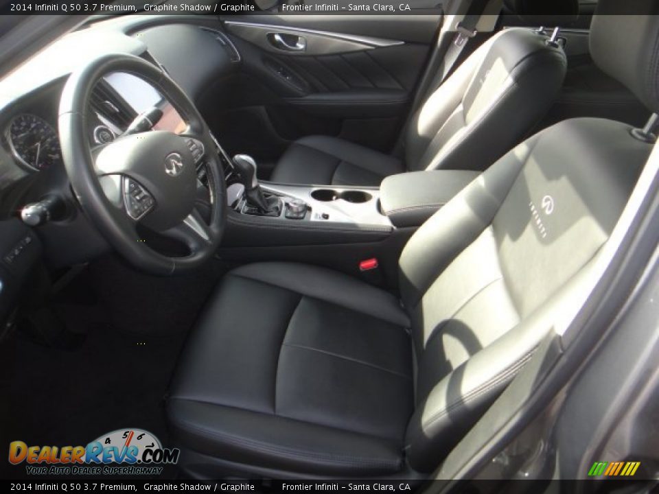 2014 Infiniti Q 50 3.7 Premium Graphite Shadow / Graphite Photo #8
