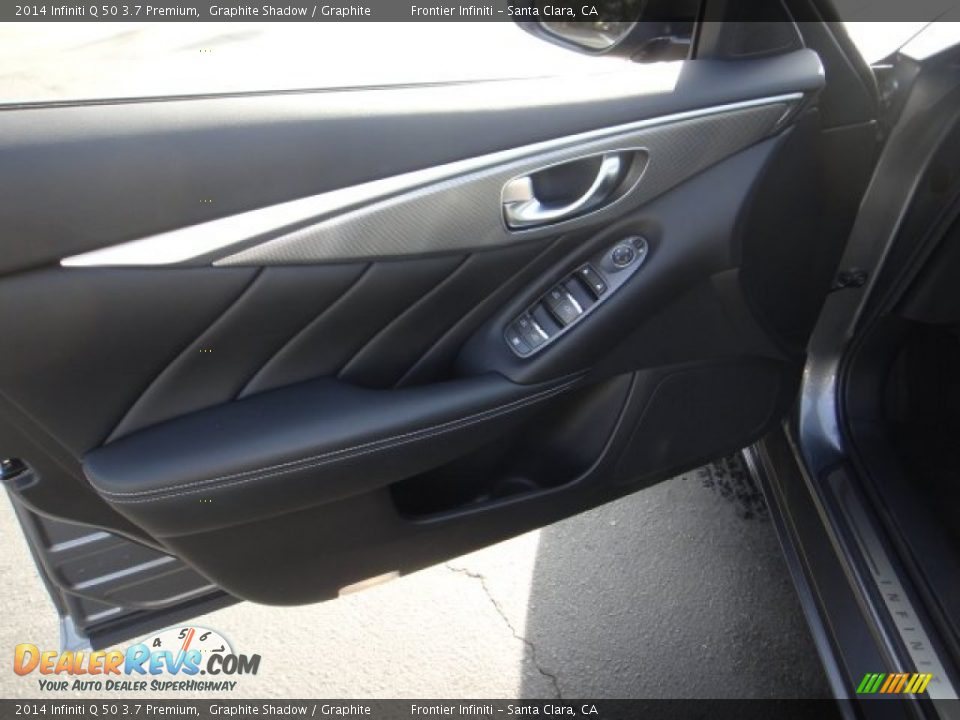 2014 Infiniti Q 50 3.7 Premium Graphite Shadow / Graphite Photo #9