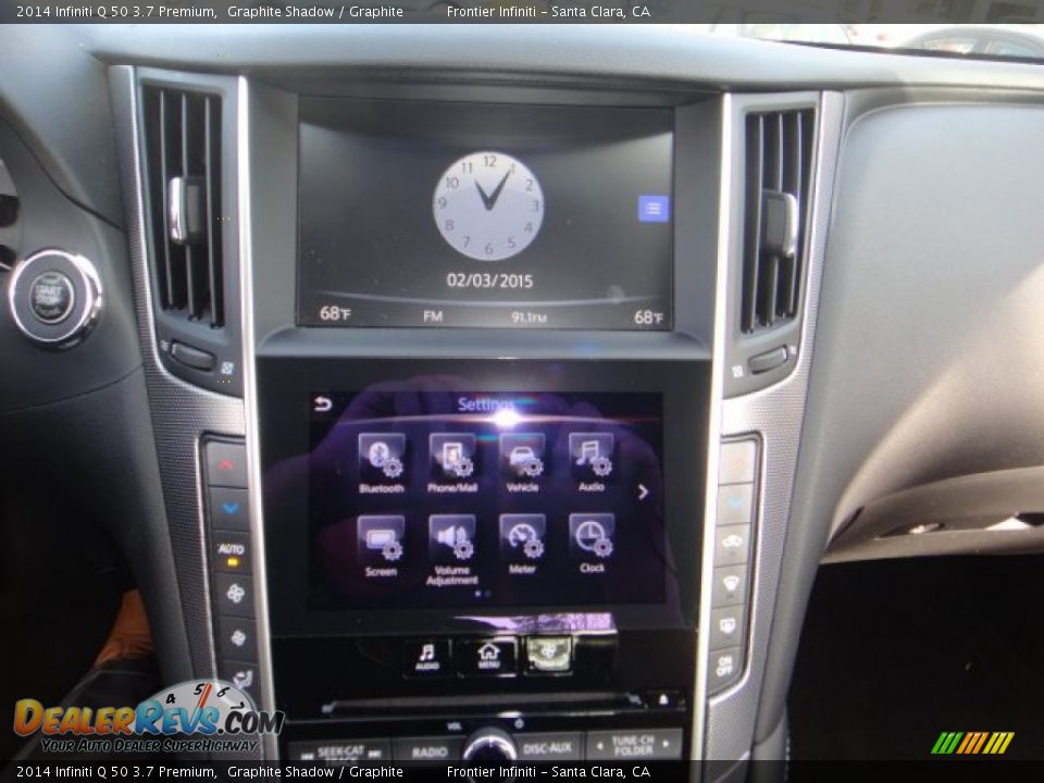 2014 Infiniti Q 50 3.7 Premium Graphite Shadow / Graphite Photo #11