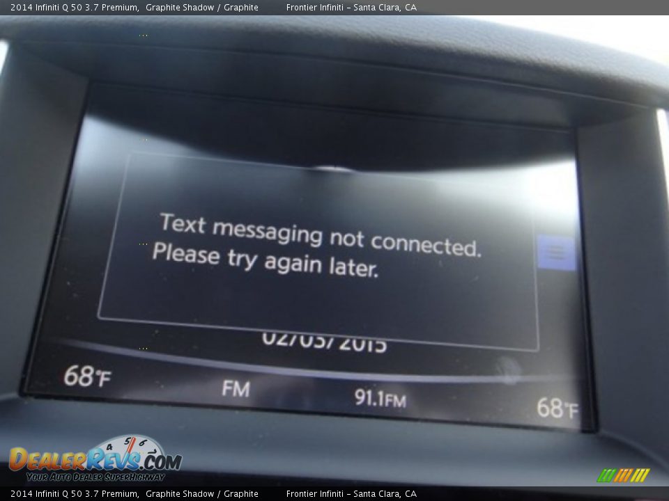 2014 Infiniti Q 50 3.7 Premium Graphite Shadow / Graphite Photo #12