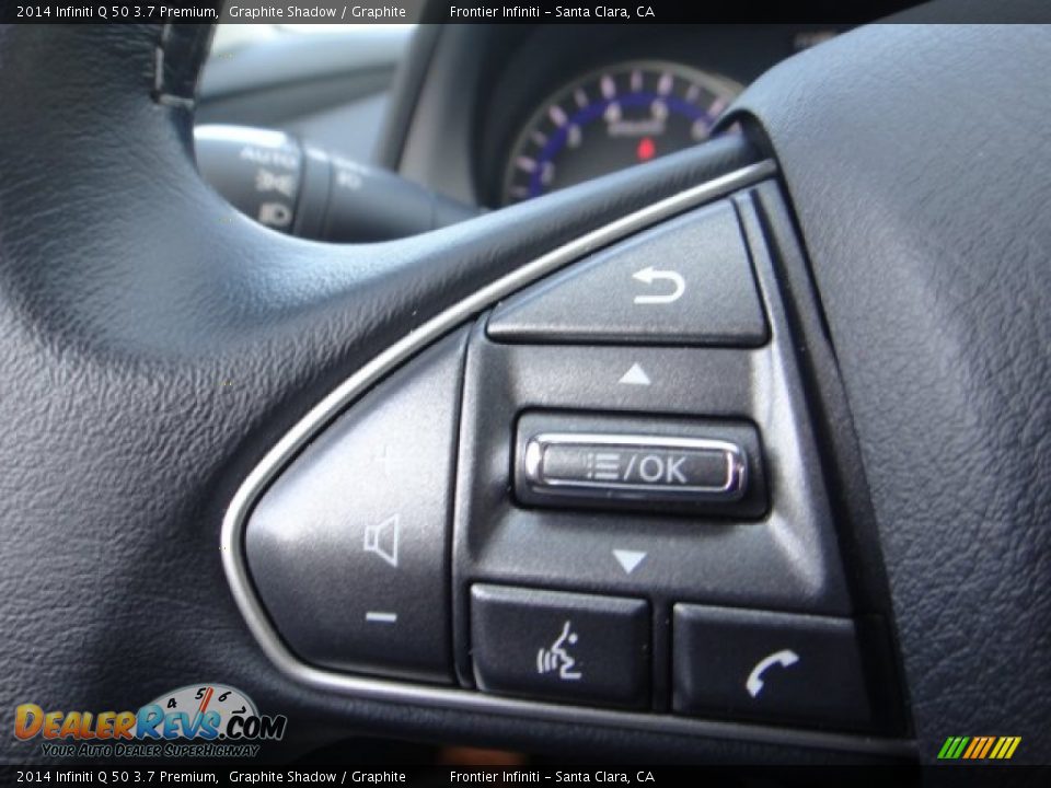 2014 Infiniti Q 50 3.7 Premium Graphite Shadow / Graphite Photo #16