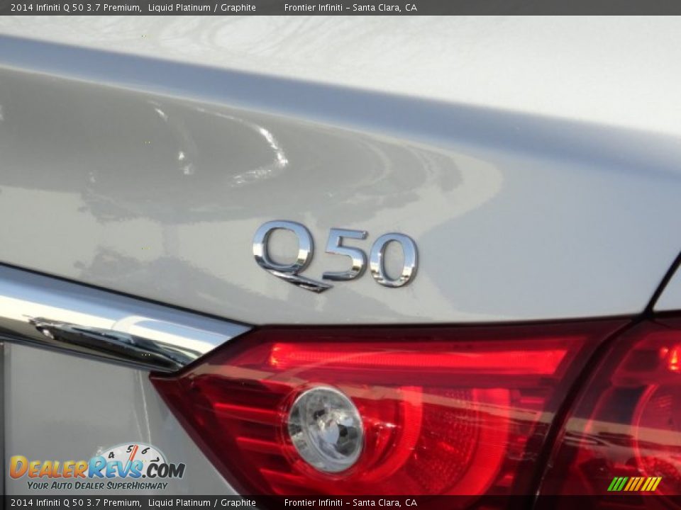 2014 Infiniti Q 50 3.7 Premium Liquid Platinum / Graphite Photo #4