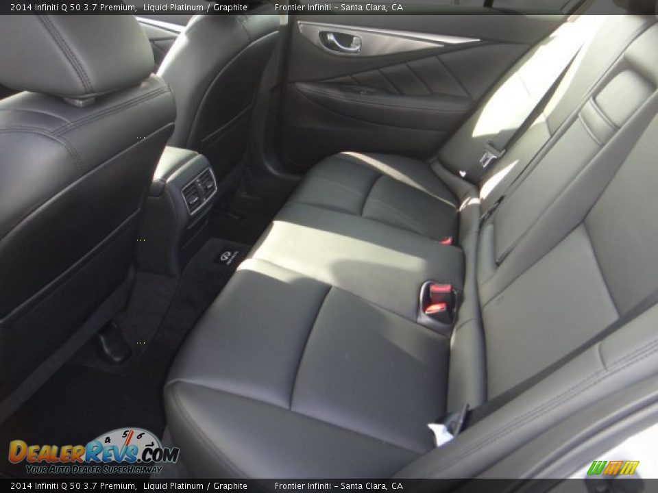 2014 Infiniti Q 50 3.7 Premium Liquid Platinum / Graphite Photo #7