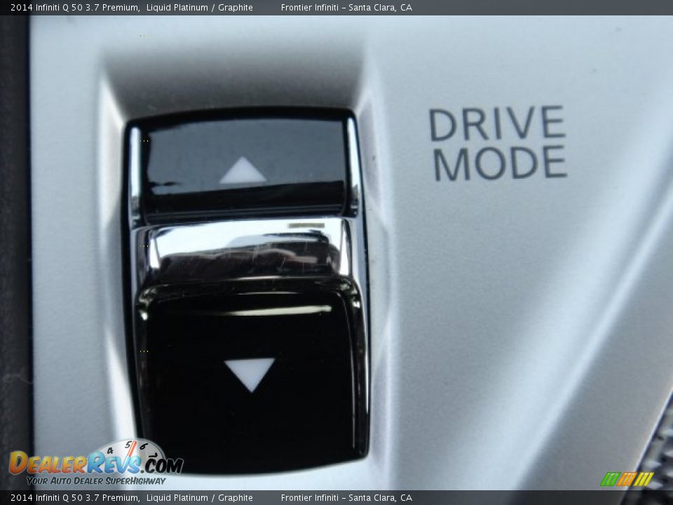 2014 Infiniti Q 50 3.7 Premium Liquid Platinum / Graphite Photo #15