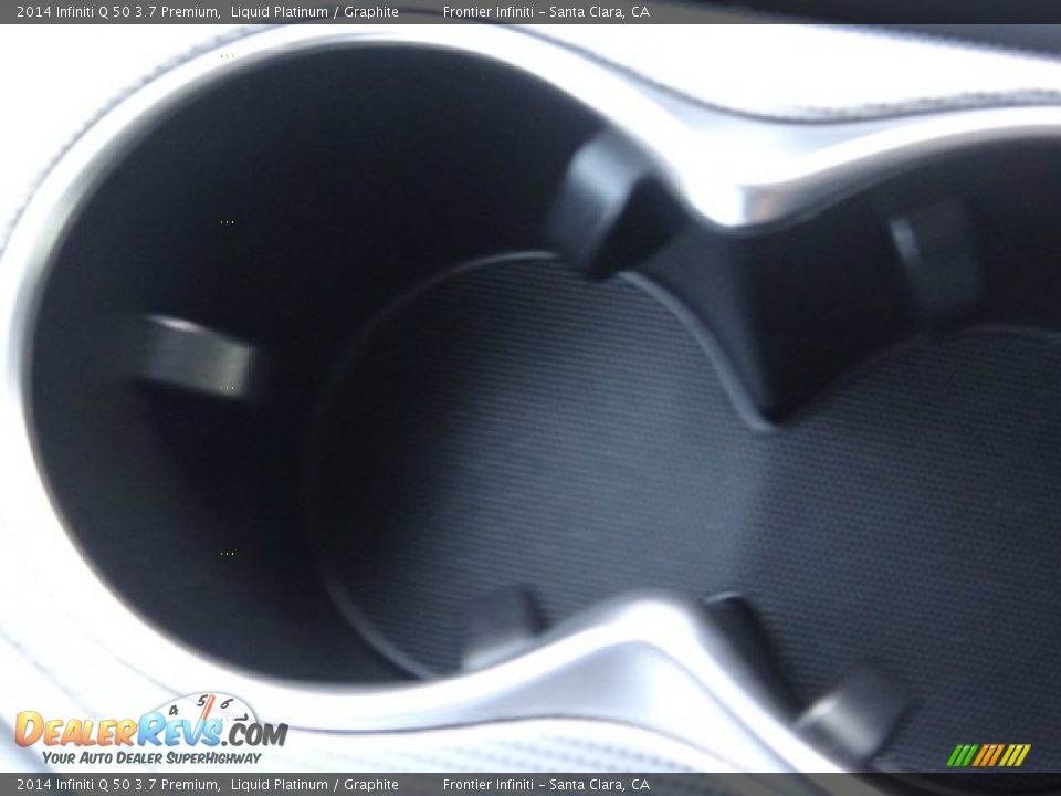 2014 Infiniti Q 50 3.7 Premium Liquid Platinum / Graphite Photo #16