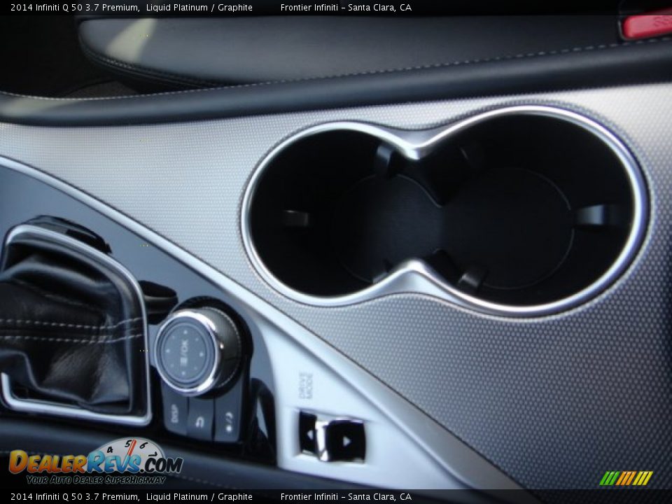 2014 Infiniti Q 50 3.7 Premium Liquid Platinum / Graphite Photo #17