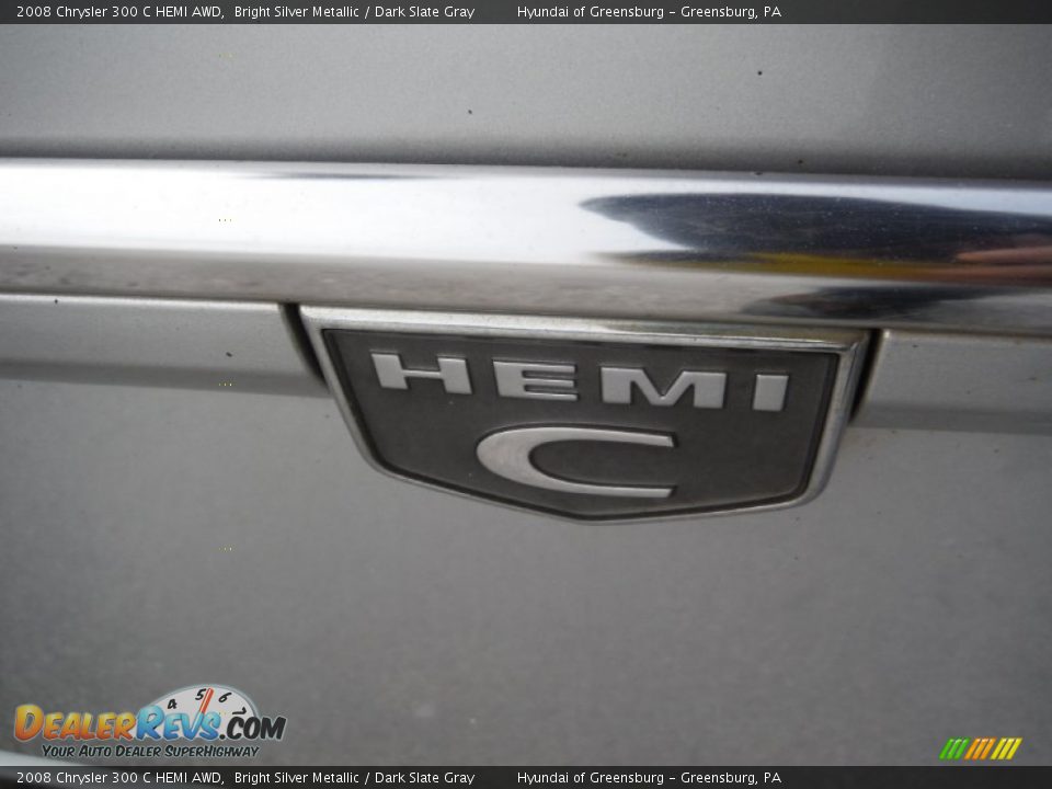 2008 Chrysler 300 C HEMI AWD Bright Silver Metallic / Dark Slate Gray Photo #5