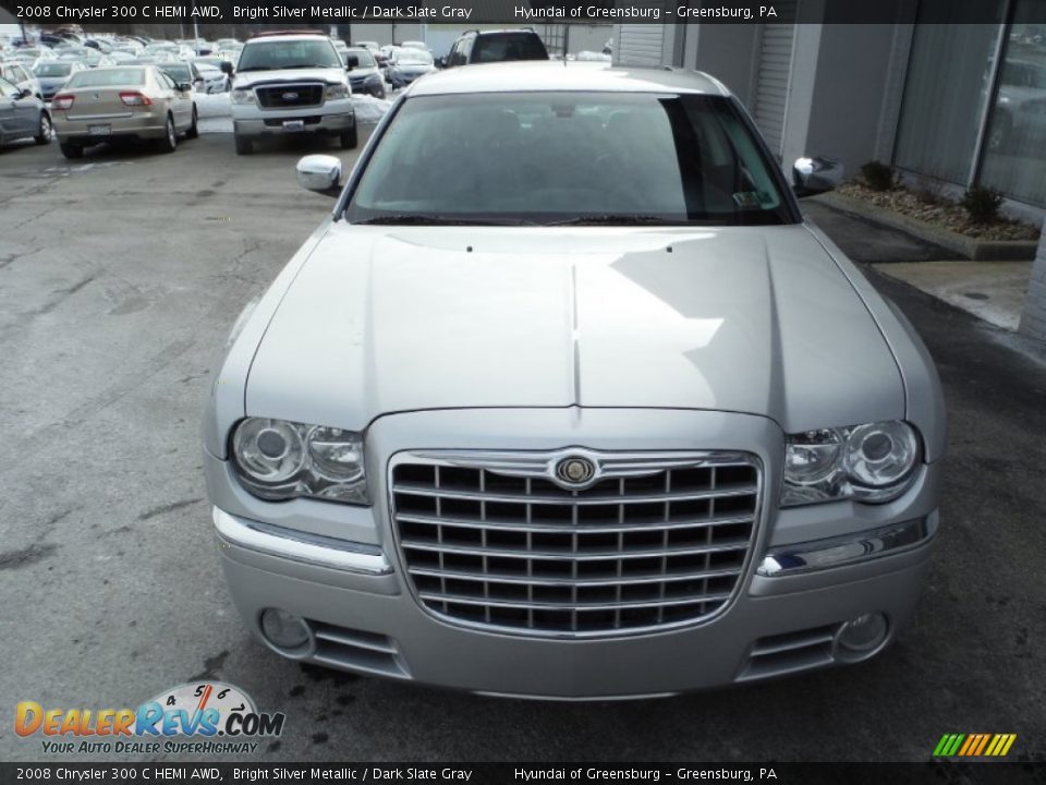 2008 Chrysler 300 C HEMI AWD Bright Silver Metallic / Dark Slate Gray Photo #6