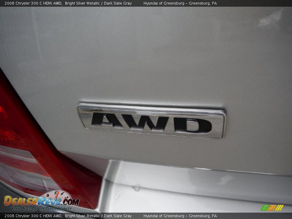 2008 Chrysler 300 C HEMI AWD Bright Silver Metallic / Dark Slate Gray Photo #10