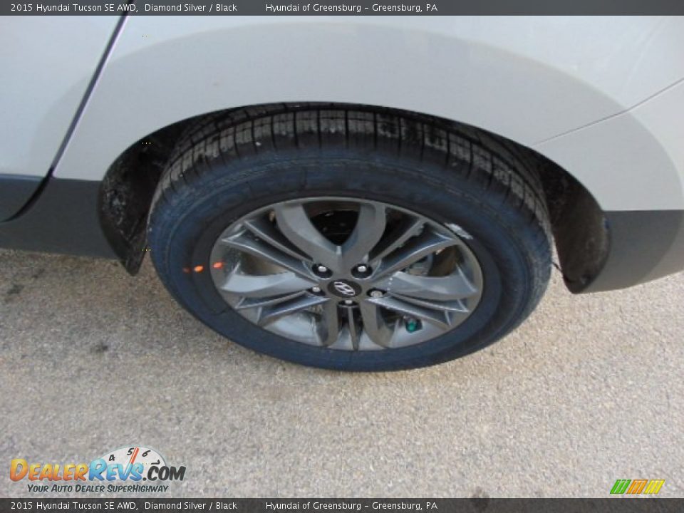 2015 Hyundai Tucson SE AWD Diamond Silver / Black Photo #5