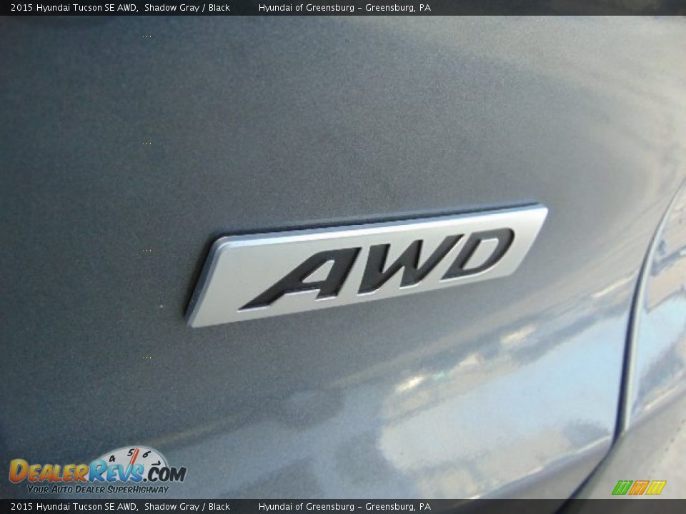 2015 Hyundai Tucson SE AWD Shadow Gray / Black Photo #7