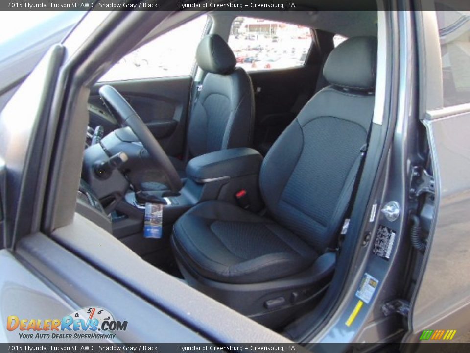 2015 Hyundai Tucson SE AWD Shadow Gray / Black Photo #10