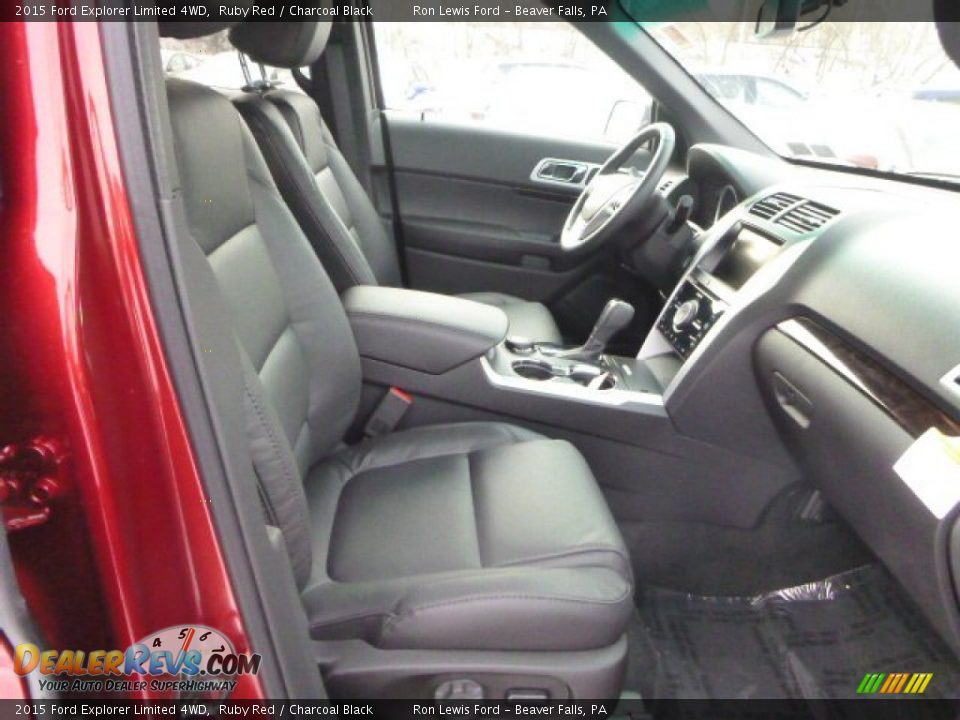 2015 Ford Explorer Limited 4WD Ruby Red / Charcoal Black Photo #12