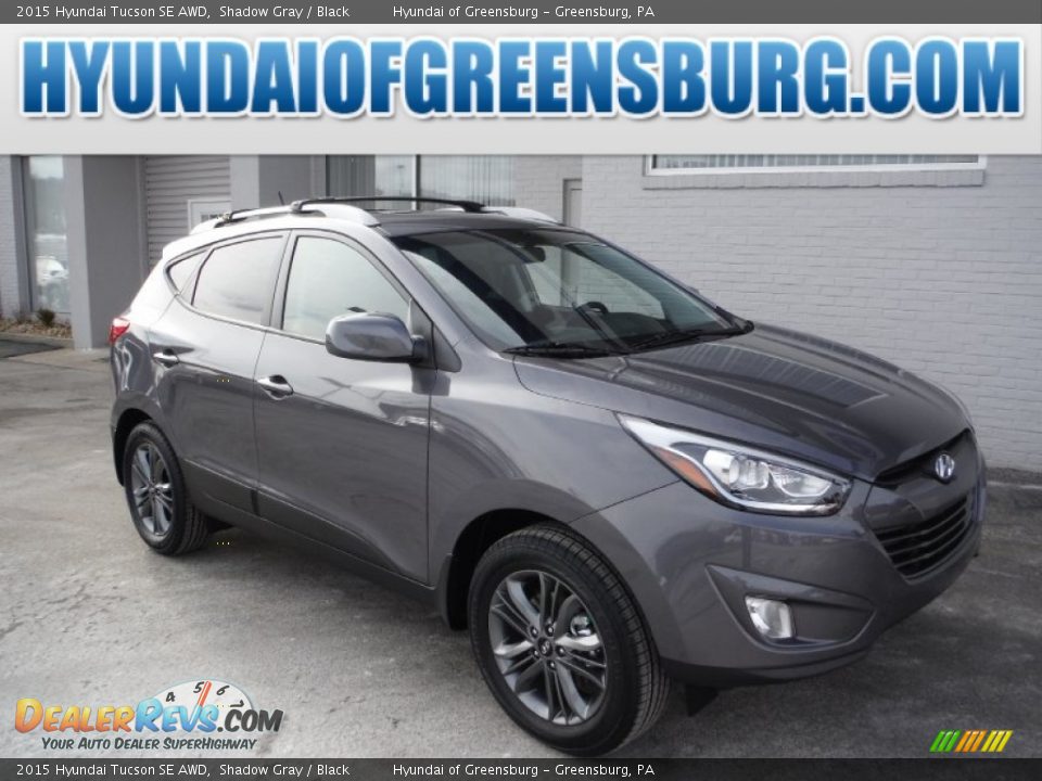 2015 Hyundai Tucson SE AWD Shadow Gray / Black Photo #1