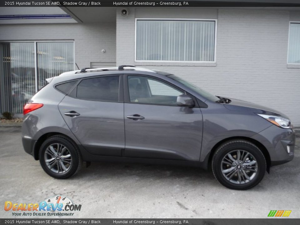 2015 Hyundai Tucson SE AWD Shadow Gray / Black Photo #2