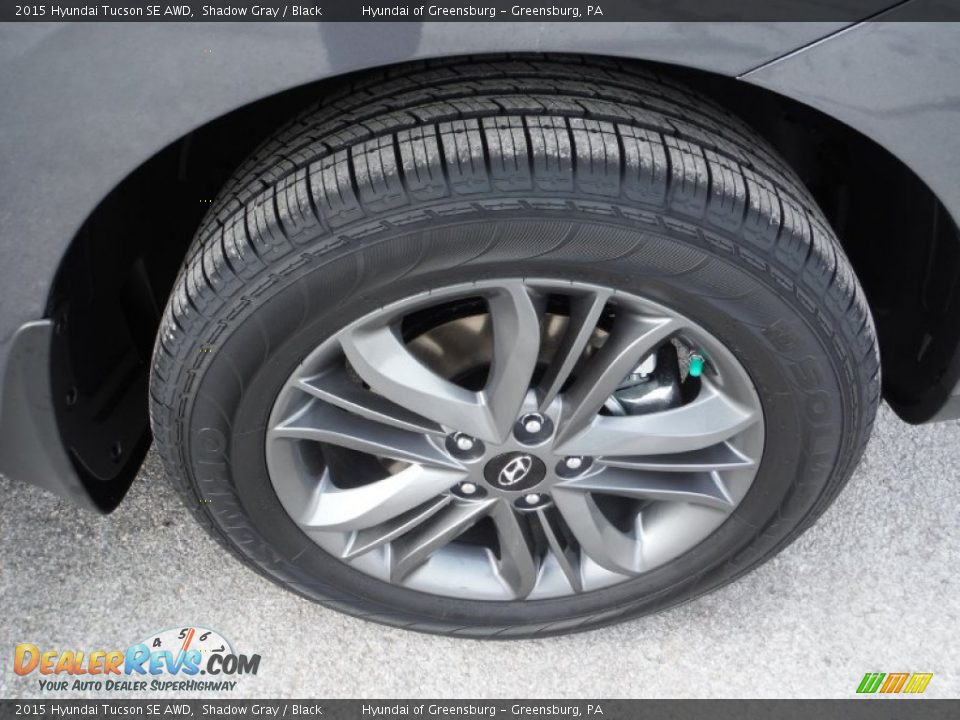 2015 Hyundai Tucson SE AWD Shadow Gray / Black Photo #3