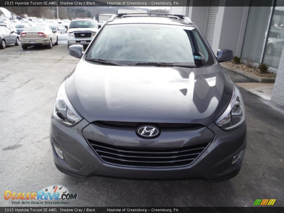2015 Hyundai Tucson SE AWD Shadow Gray / Black Photo #4