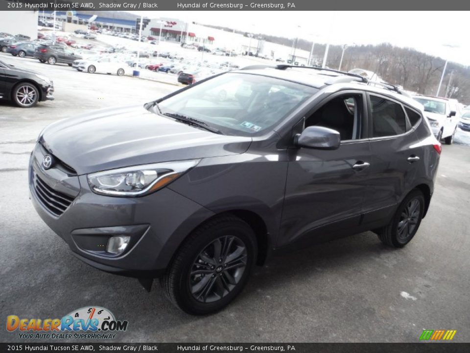 2015 Hyundai Tucson SE AWD Shadow Gray / Black Photo #5