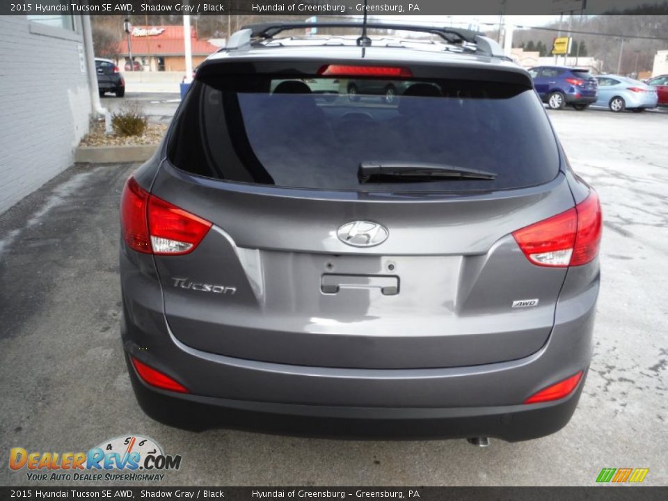 2015 Hyundai Tucson SE AWD Shadow Gray / Black Photo #6