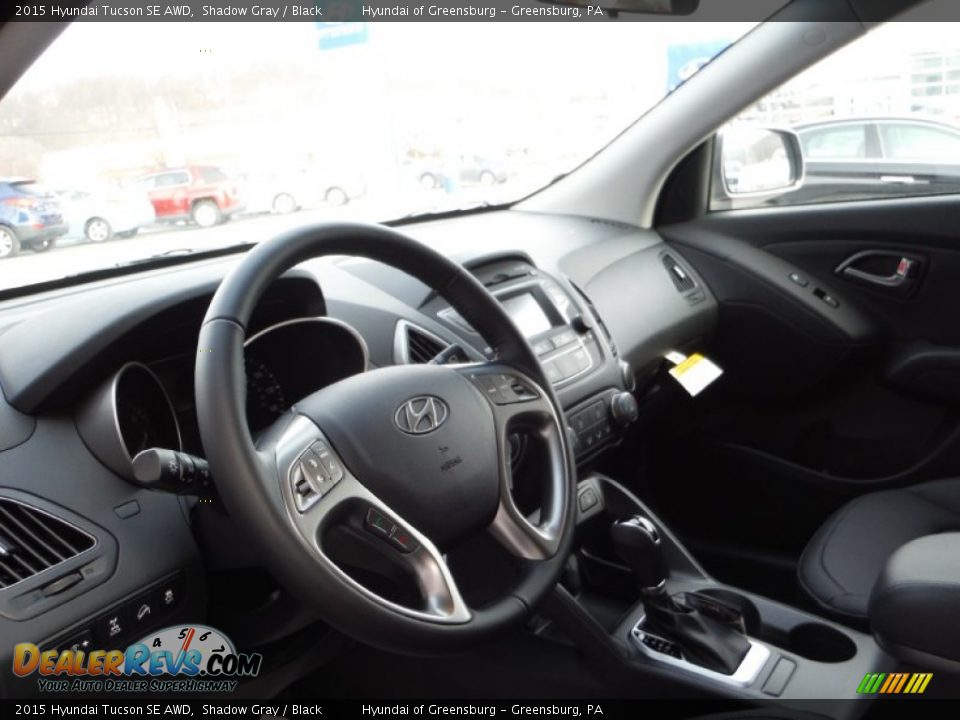 2015 Hyundai Tucson SE AWD Shadow Gray / Black Photo #9