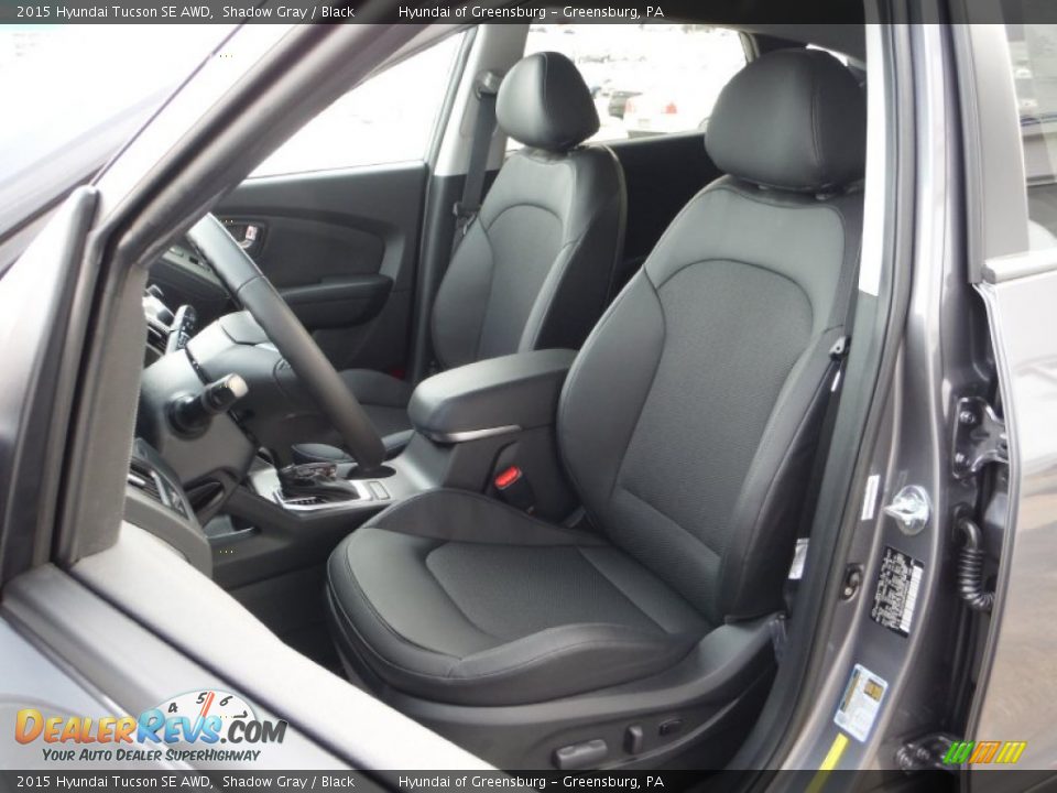 2015 Hyundai Tucson SE AWD Shadow Gray / Black Photo #11