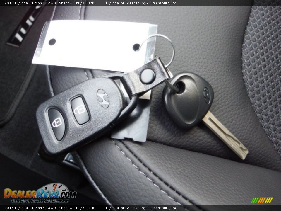 2015 Hyundai Tucson SE AWD Shadow Gray / Black Photo #19