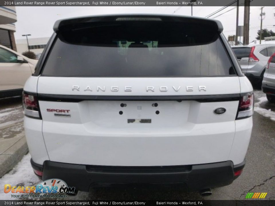 2014 Land Rover Range Rover Sport Supercharged Fuji White / Ebony/Lunar/Ebony Photo #4