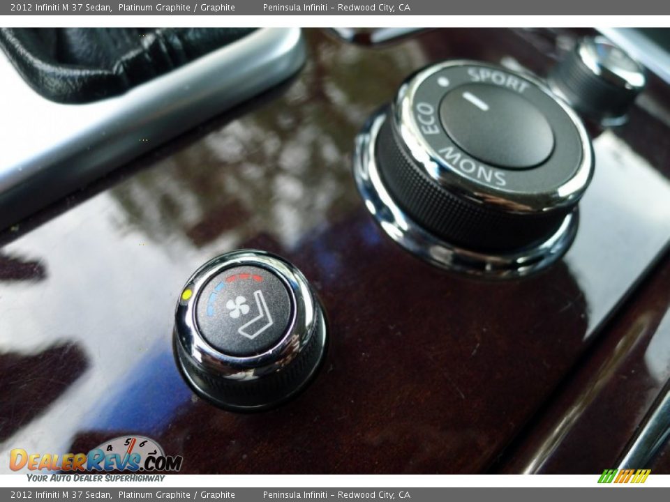 2012 Infiniti M 37 Sedan Platinum Graphite / Graphite Photo #18