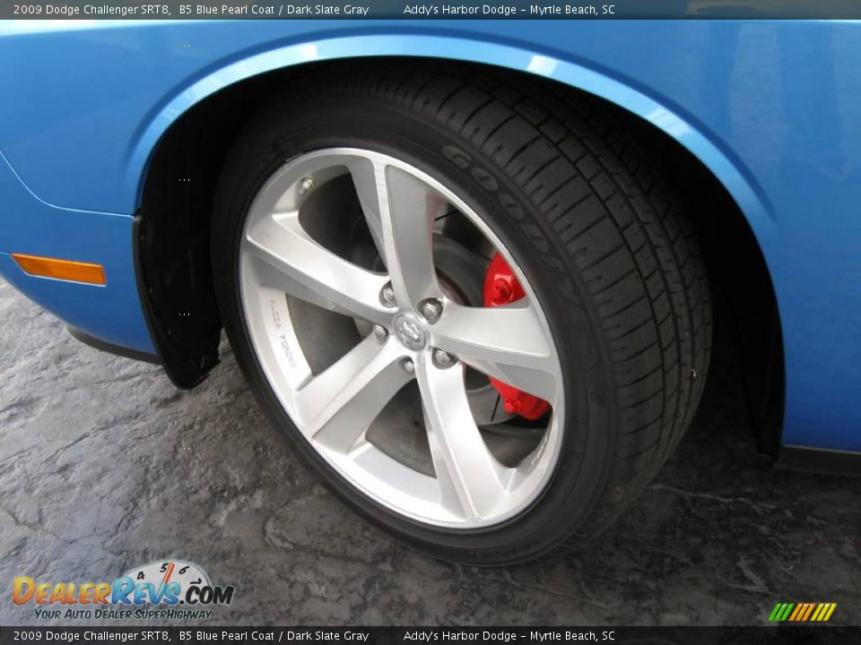 2009 Dodge Challenger SRT8 B5 Blue Pearl Coat / Dark Slate Gray Photo #4