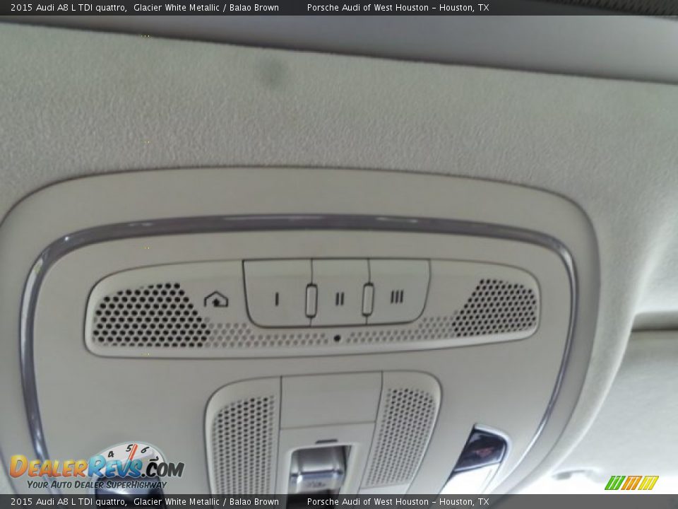 2015 Audi A8 L TDI quattro Glacier White Metallic / Balao Brown Photo #17