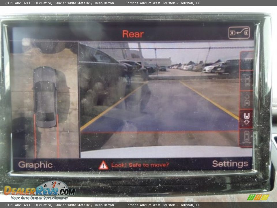 2015 Audi A8 L TDI quattro Glacier White Metallic / Balao Brown Photo #21