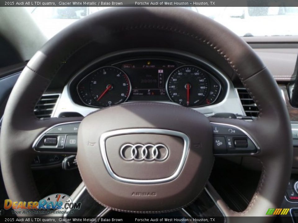 2015 Audi A8 L TDI quattro Steering Wheel Photo #26