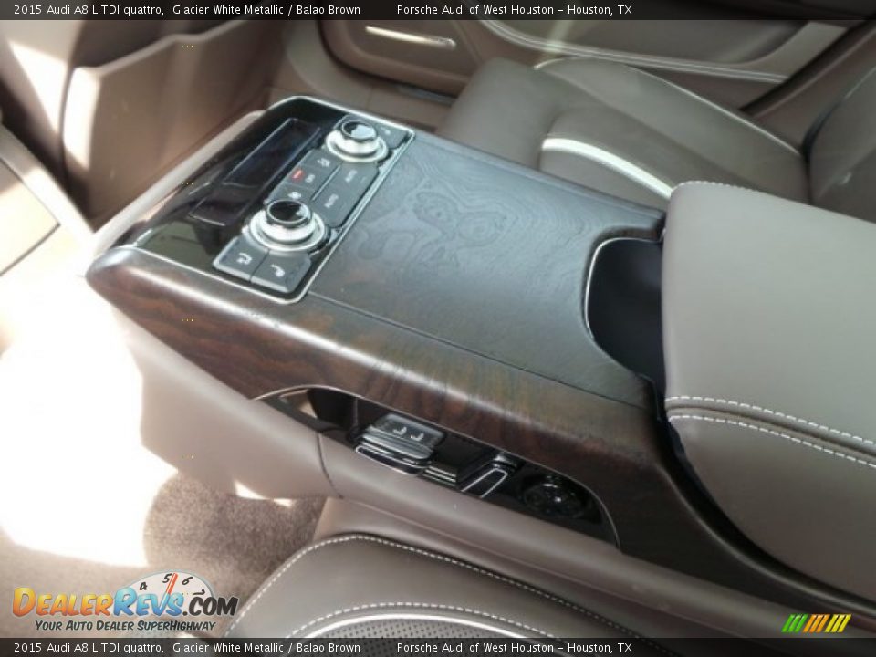 2015 Audi A8 L TDI quattro Glacier White Metallic / Balao Brown Photo #29