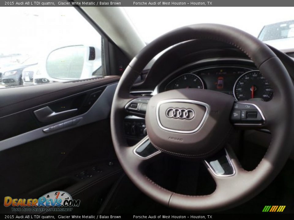 2015 Audi A8 L TDI quattro Steering Wheel Photo #31