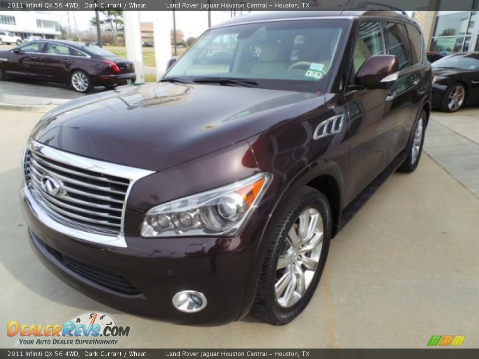 Front 3/4 View of 2011 Infiniti QX 56 4WD Photo #7