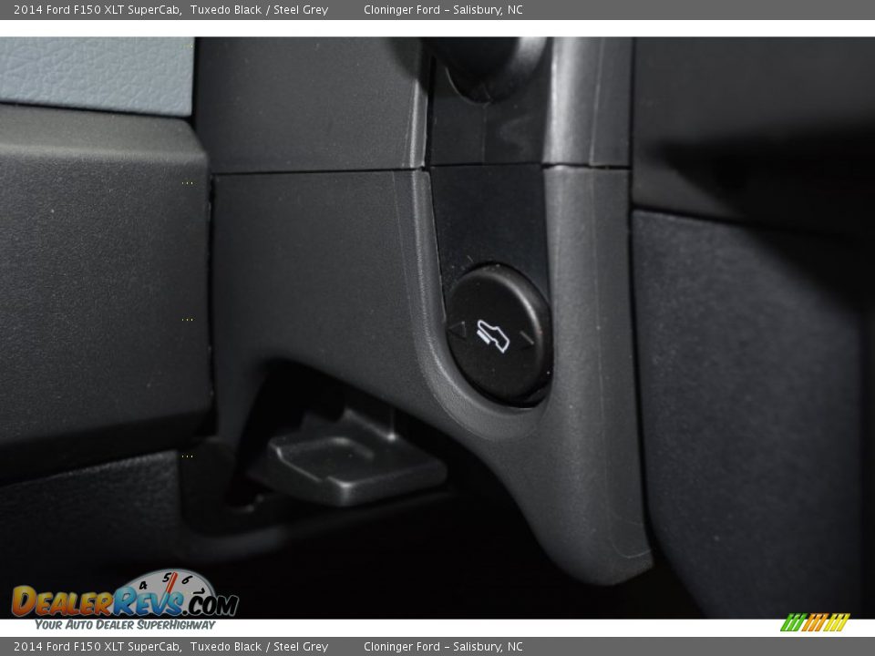 2014 Ford F150 XLT SuperCab Tuxedo Black / Steel Grey Photo #19