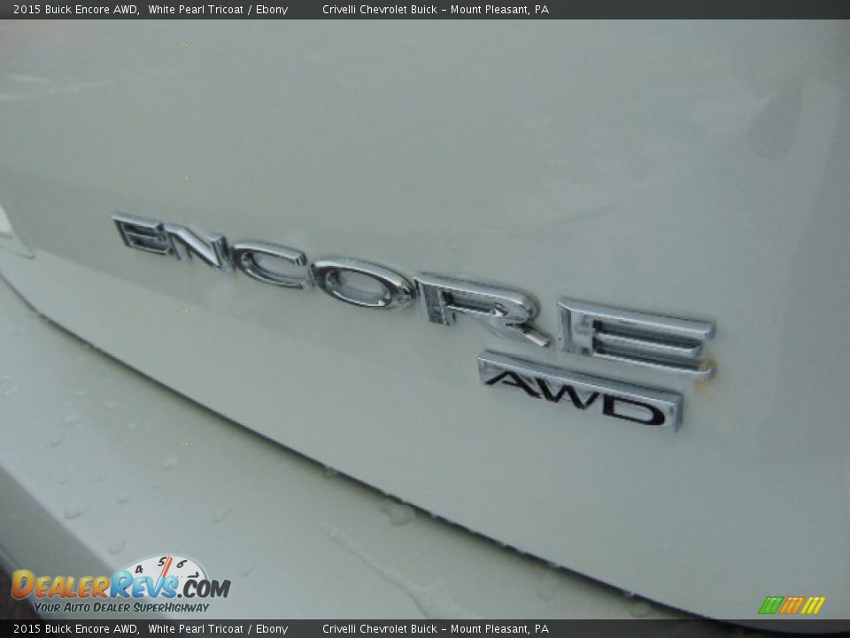2015 Buick Encore AWD White Pearl Tricoat / Ebony Photo #7