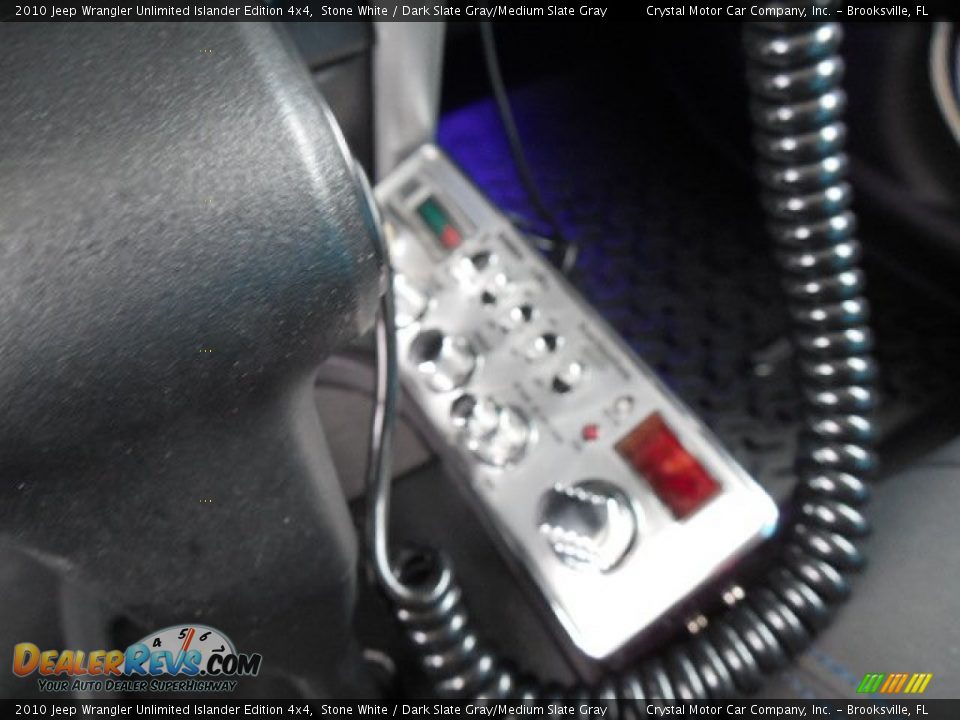 2010 Jeep Wrangler Unlimited Islander Edition 4x4 Stone White / Dark Slate Gray/Medium Slate Gray Photo #22