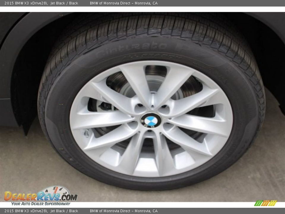 2015 BMW X3 xDrive28i Jet Black / Black Photo #4