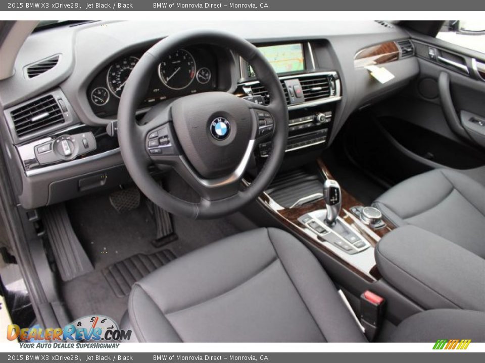 2015 BMW X3 xDrive28i Jet Black / Black Photo #6