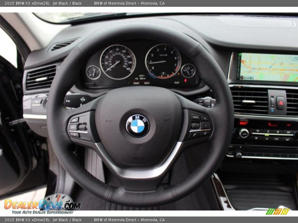 2015 BMW X3 xDrive28i Jet Black / Black Photo #8