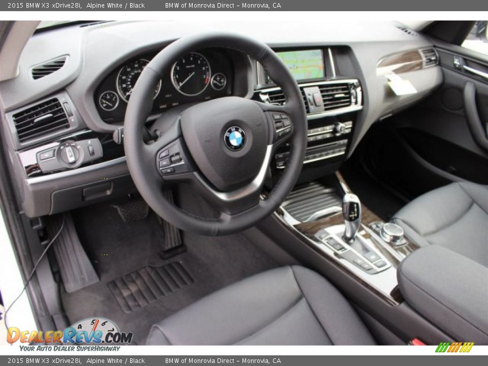 2015 BMW X3 xDrive28i Alpine White / Black Photo #5