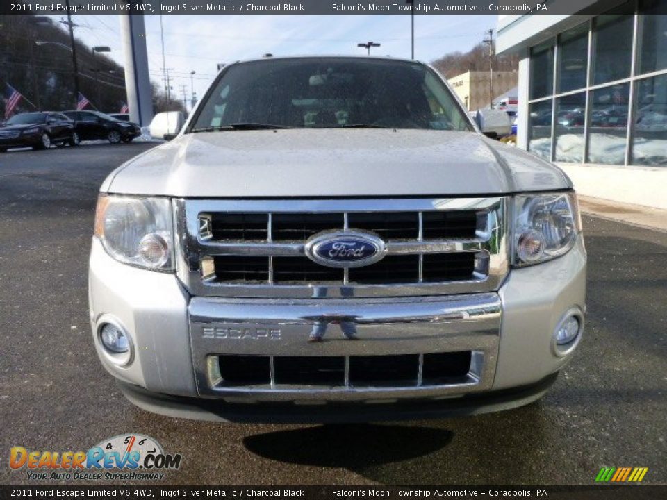 2011 Ford Escape Limited V6 4WD Ingot Silver Metallic / Charcoal Black Photo #8
